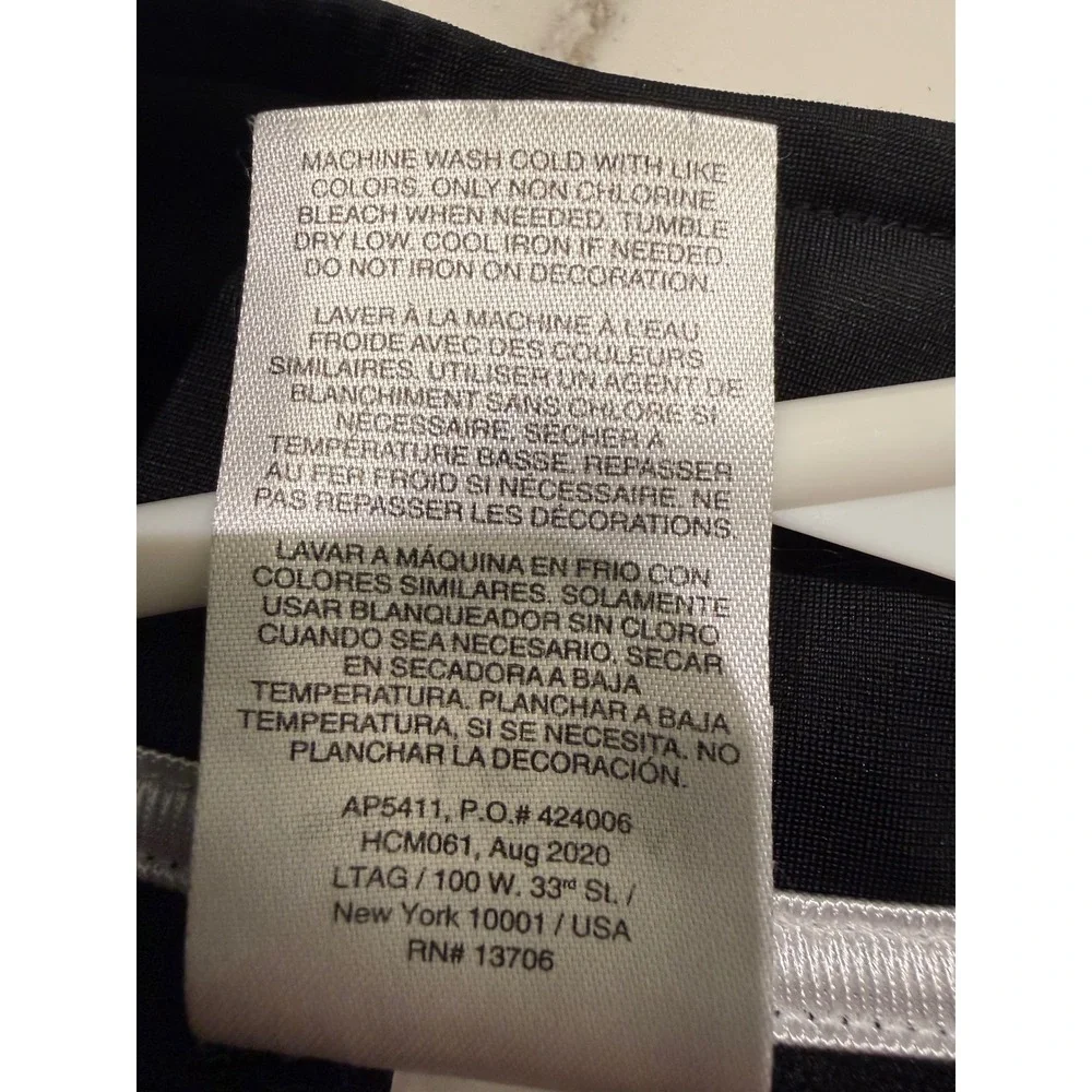 Kids Adidas Black Track Jacket White Stripes Zip Front Athleisure L 14-16‎ - Picture 6 of 7